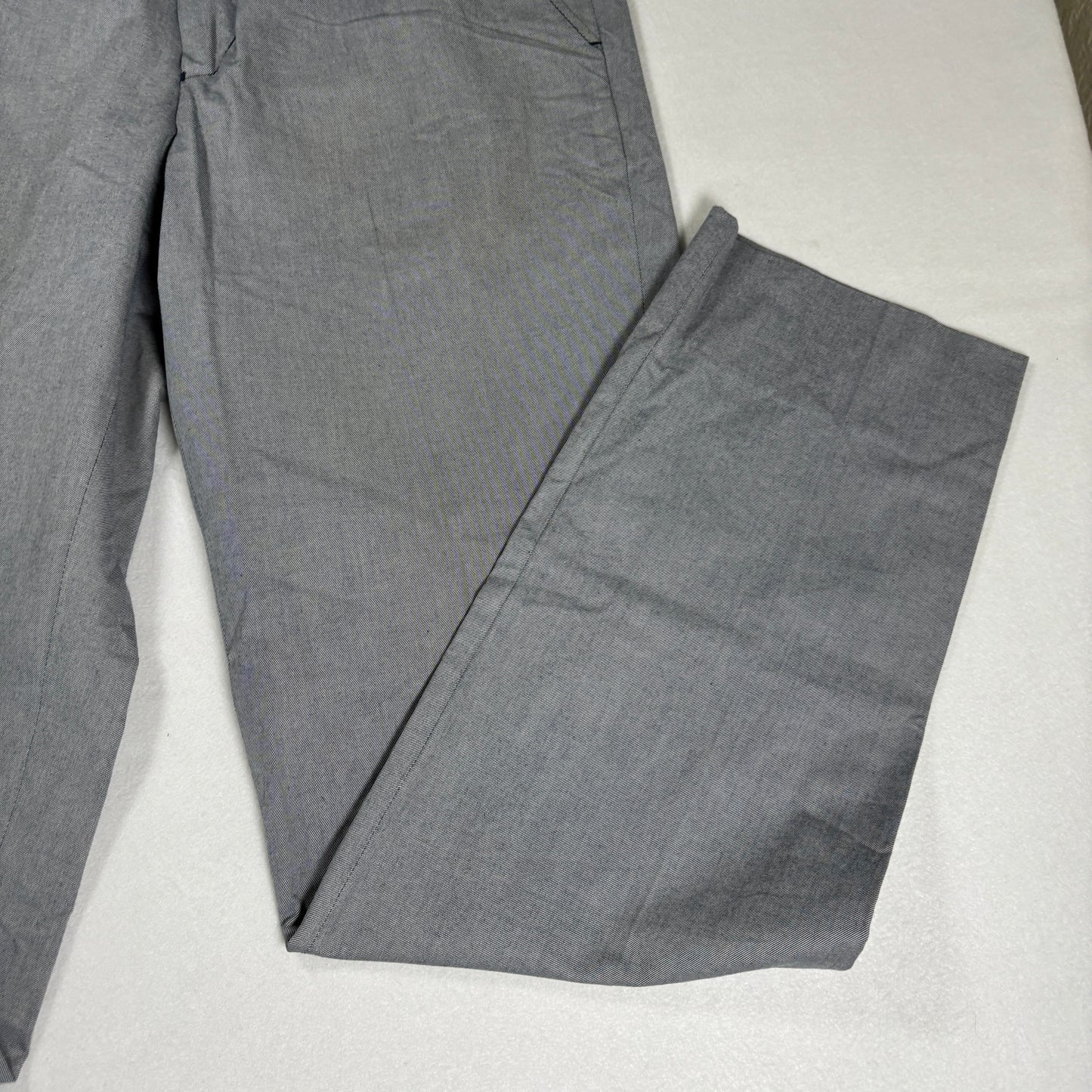 Oliver Spencer Mens Gray Pants 36 Baggy Straight Tailored Cotton Made Portugal