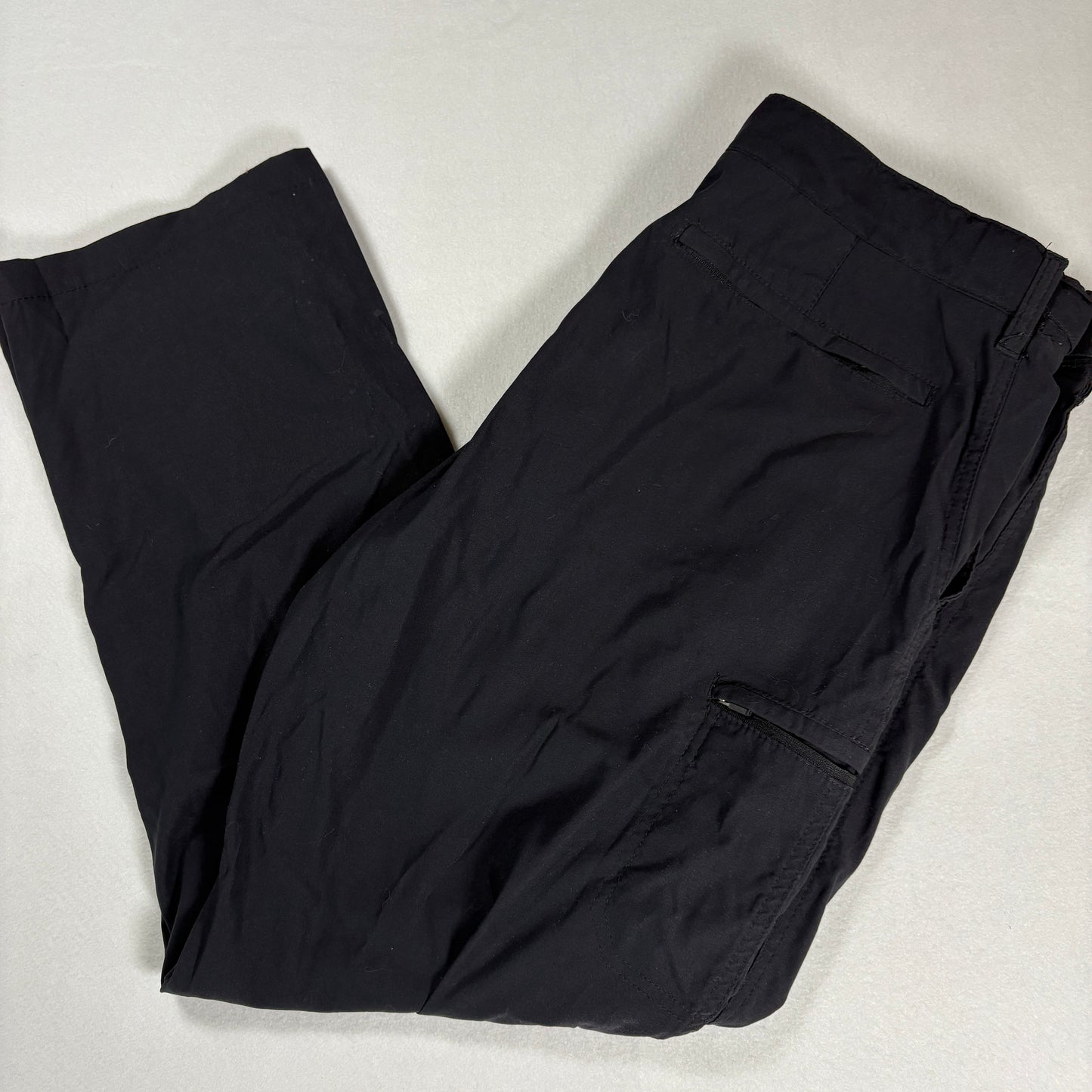 Lib Tech Mens Black Cargo Pants 36x30 Baggy Skate Y2K Techwear Grunge