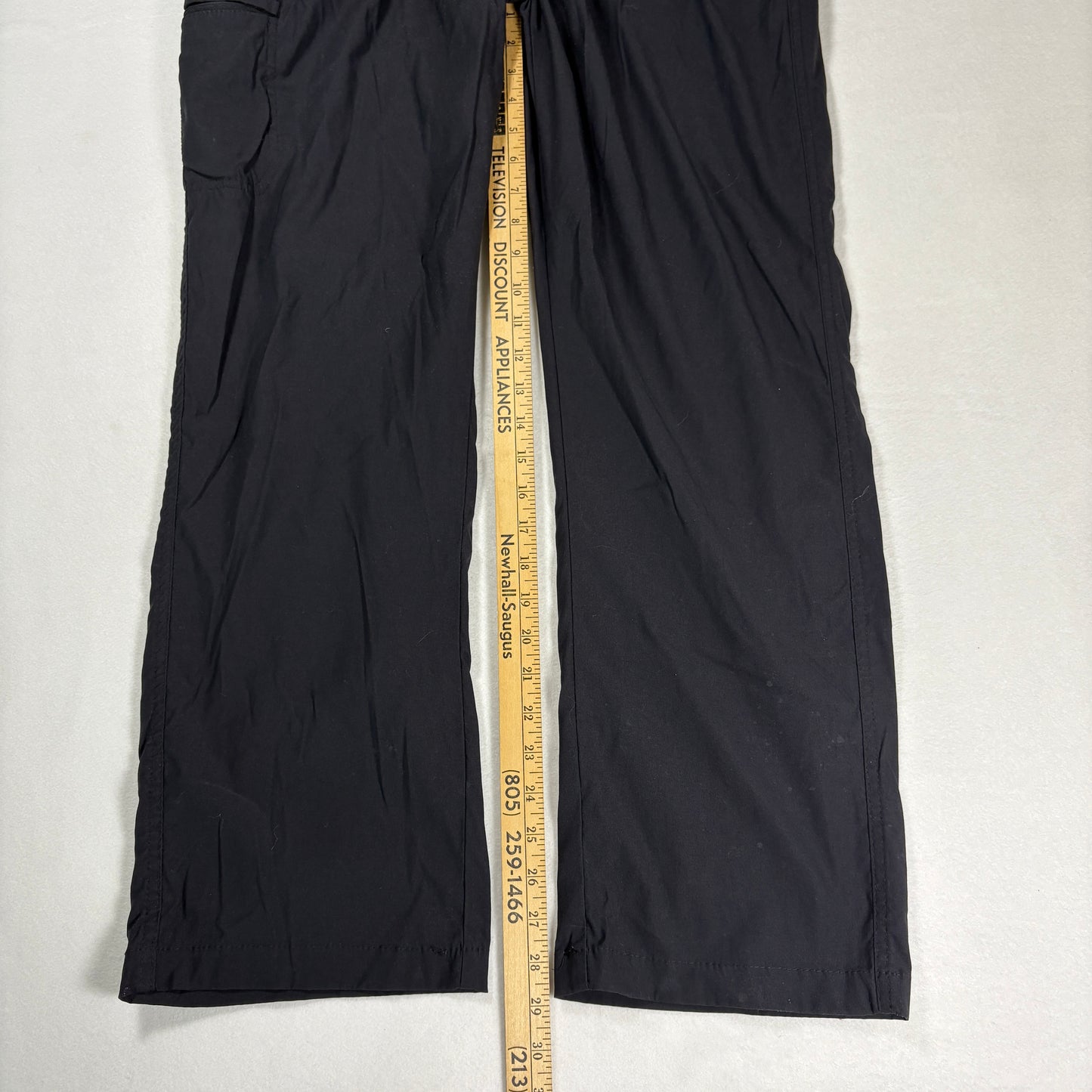 Lib Tech Mens Black Cargo Pants 36x30 Baggy Skate Y2K Techwear Grunge