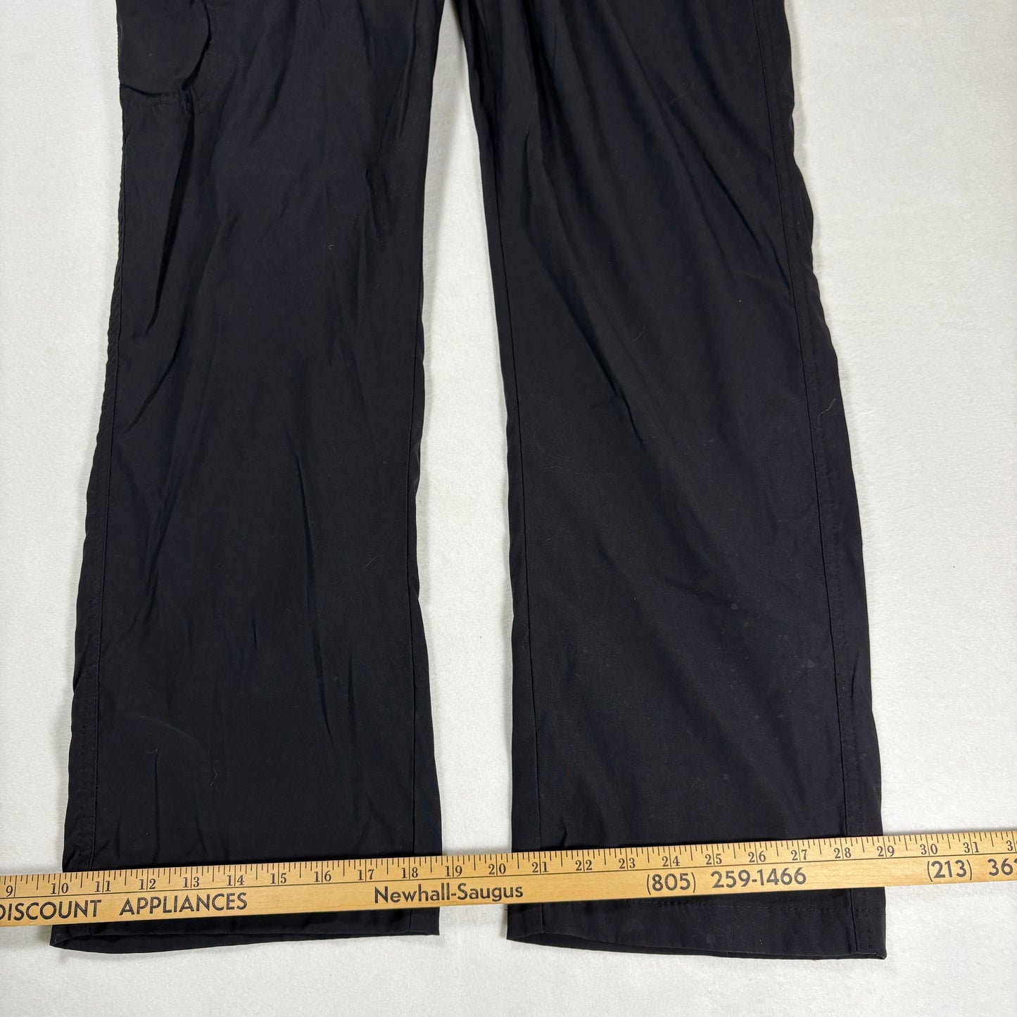 Lib Tech Mens Black Cargo Pants 36x30 Baggy Skate Y2K Techwear Grunge
