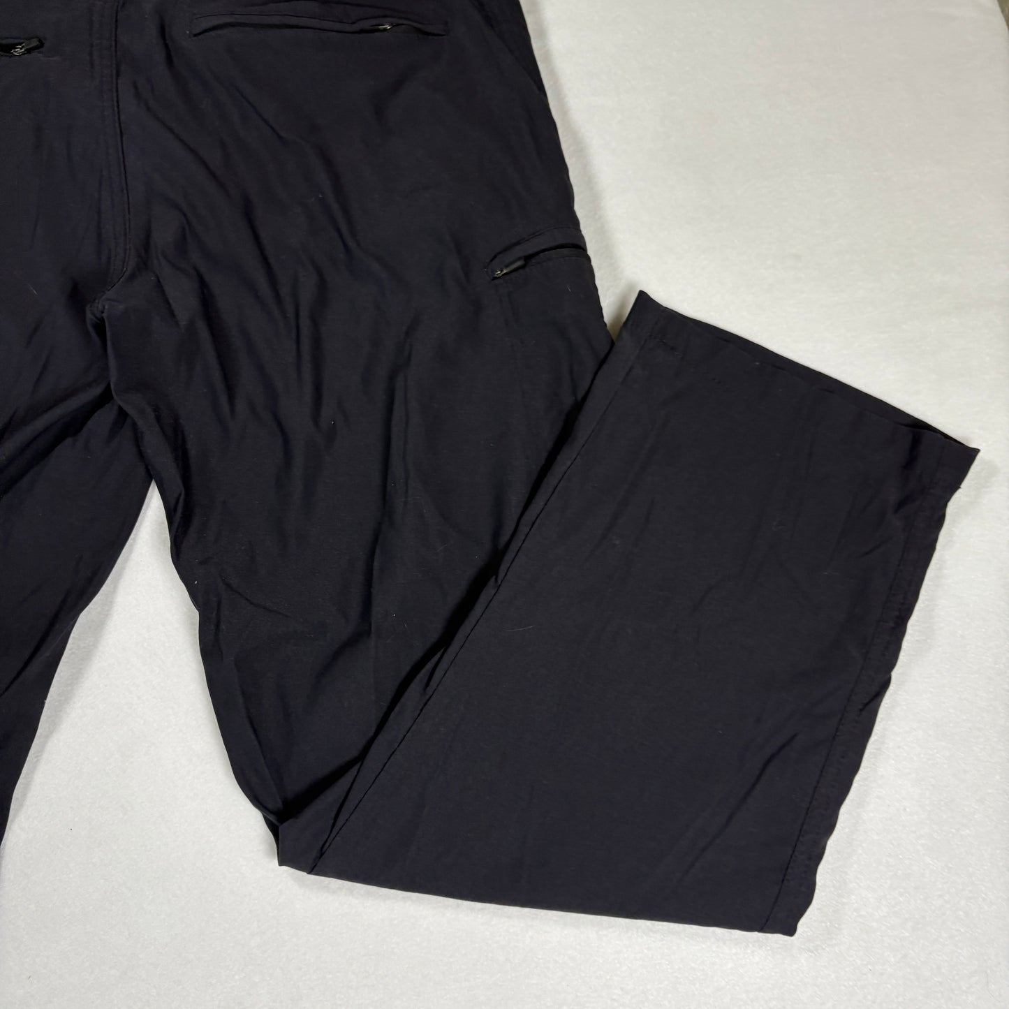 Lib Tech Mens Black Cargo Pants 36x30 Baggy Skate Y2K Techwear Grunge