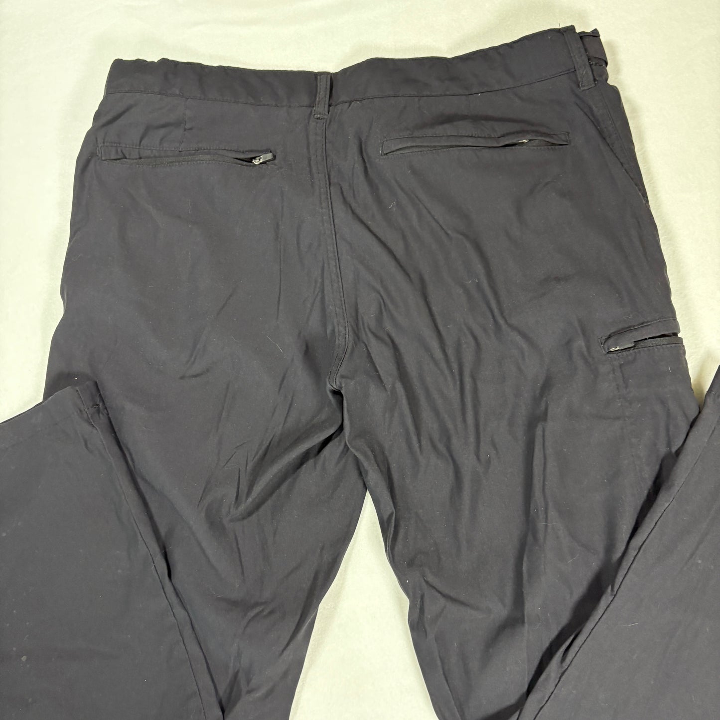 Lib Tech Mens Black Cargo Pants 36x30 Baggy Skate Y2K Techwear Grunge