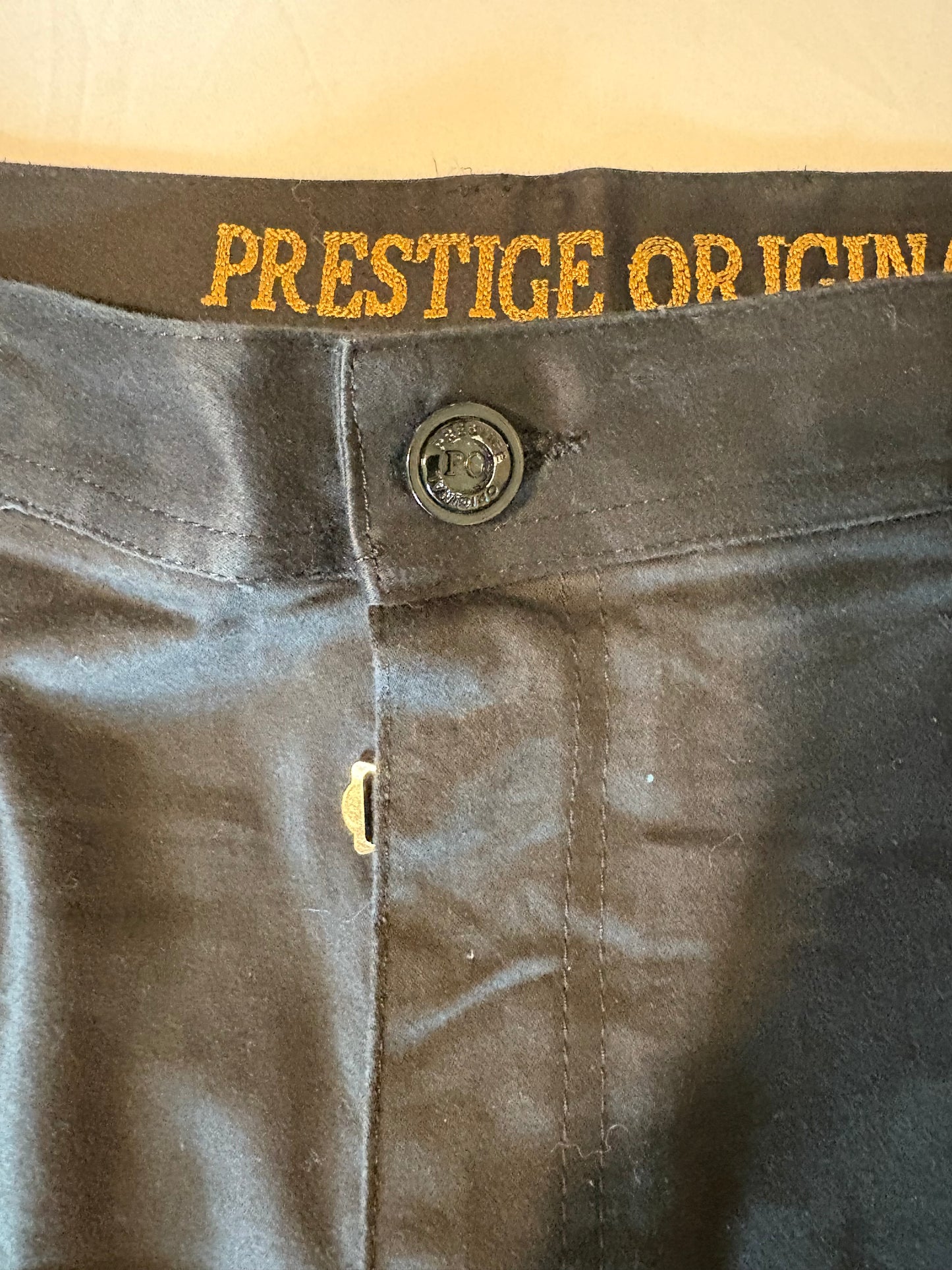 PRESTIGE Original Men’s Black Slim Fit Pants Size 40 Stretch Comfort Style
