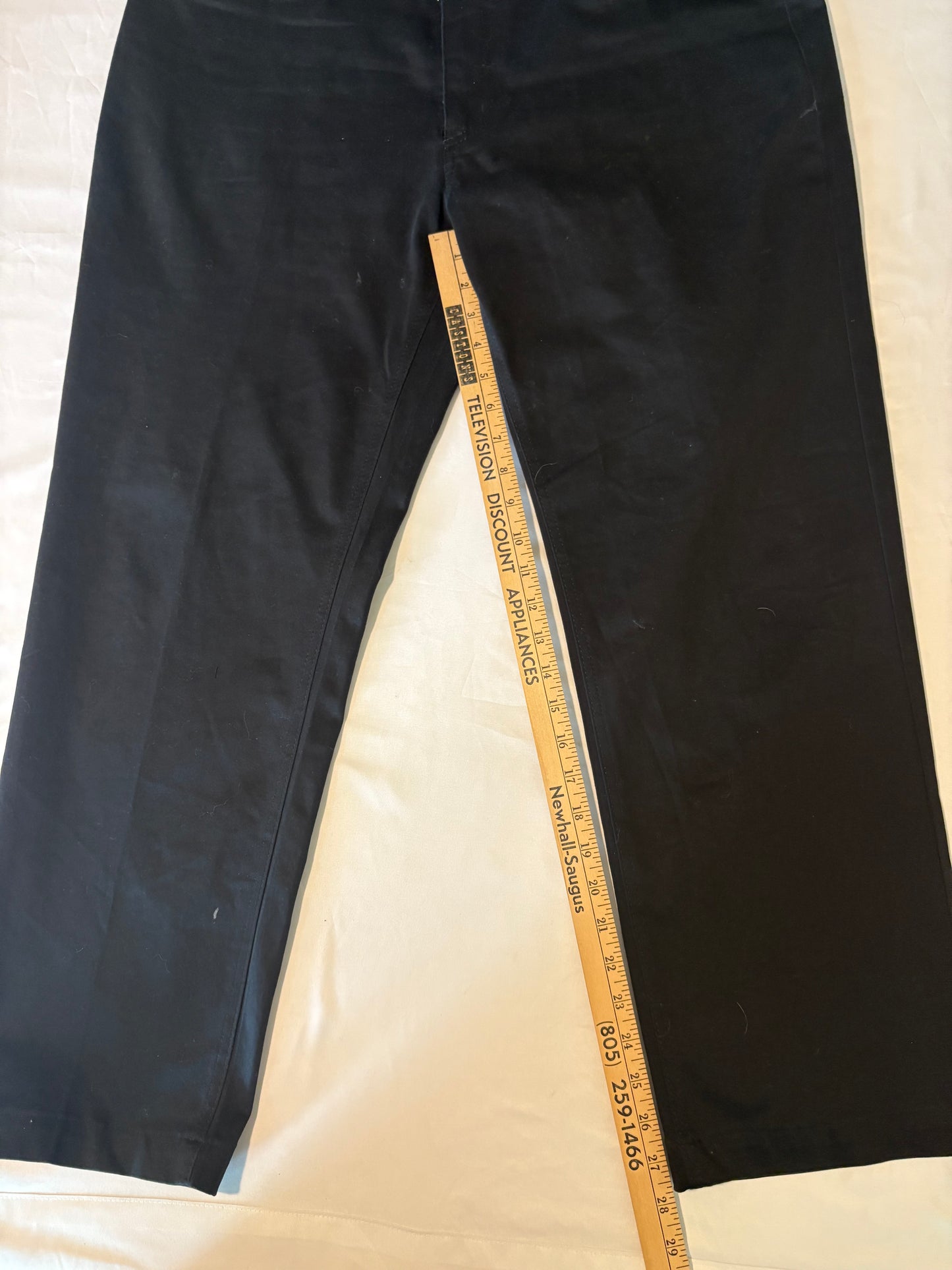 PRESTIGE Original Men’s Black Slim Fit Pants Size 40 Stretch Comfort Style