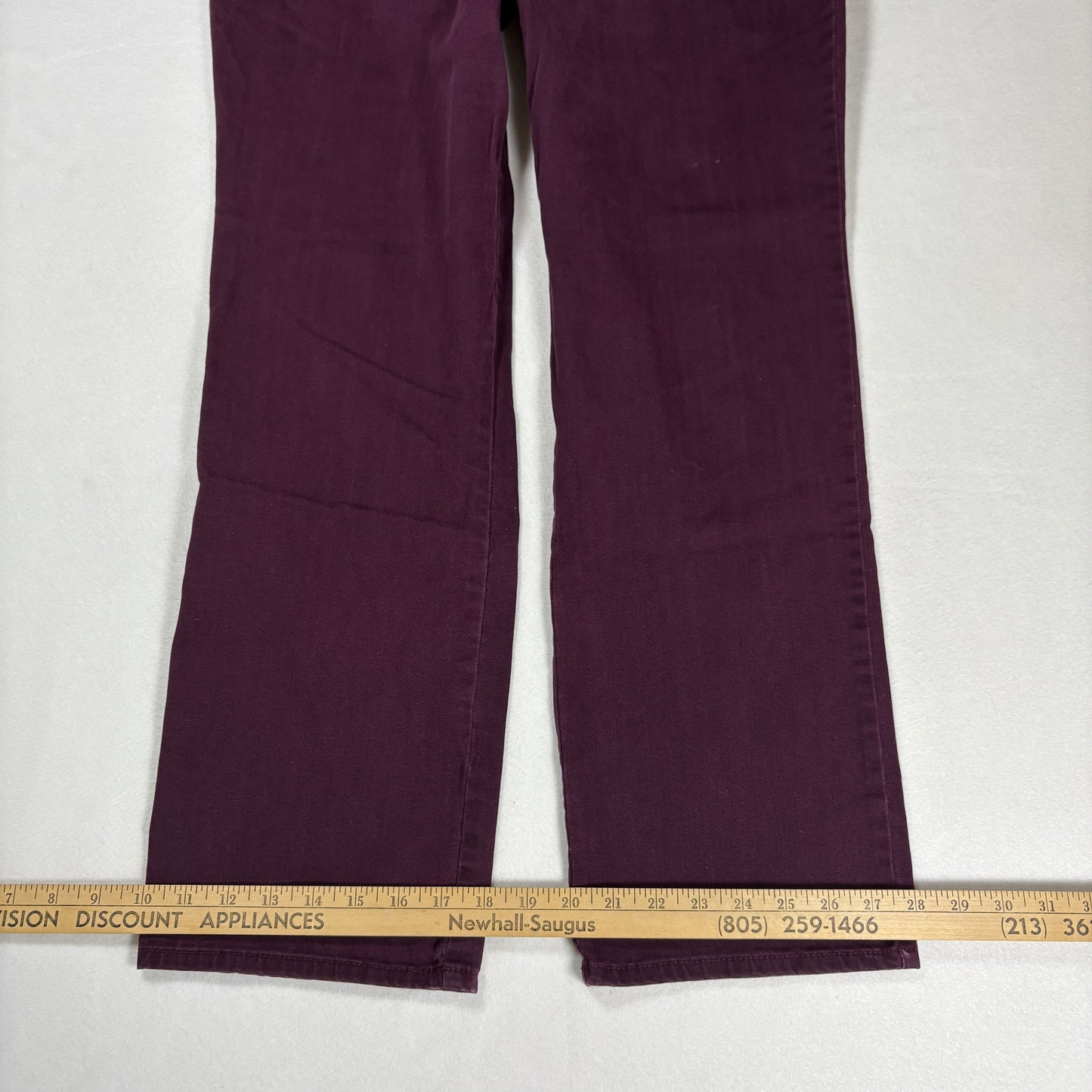 Gloria Vanderbilt Womens Jeans 14 Purple Rail Straight High Rise Slimming Y2K