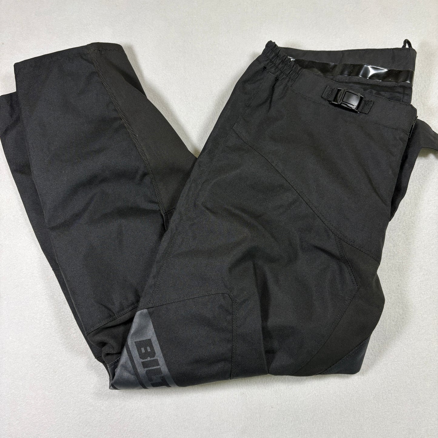 Bilt Mens Motorcycle Riding Pants 38 Black Waterproof Armor Reinforced Moto