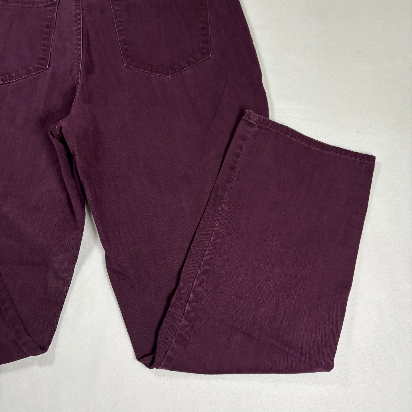 Gloria Vanderbilt Womens Jeans 14 Purple Rail Straight High Rise Slimming Y2K