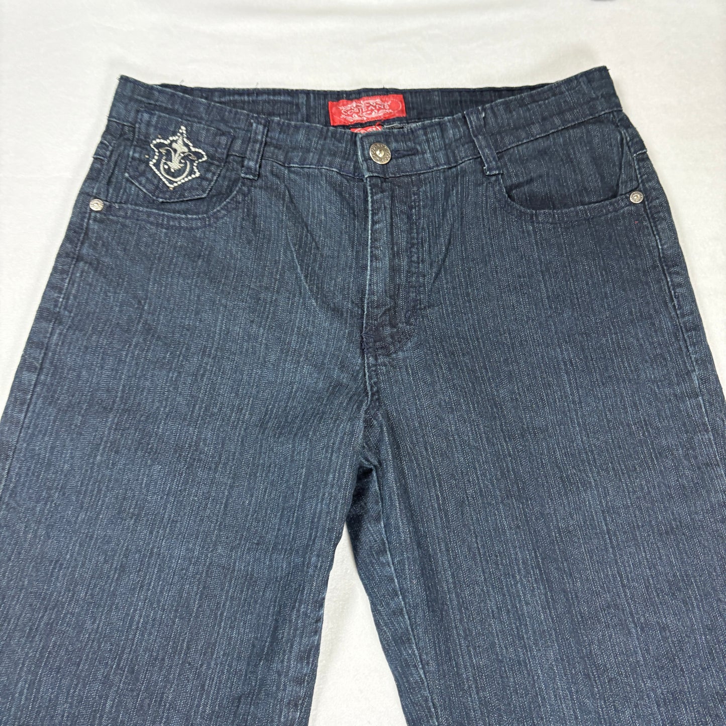 CosJeans Womens Jeans 8P Dark Wash Bootcut Embellished Y2K Vintage Denim