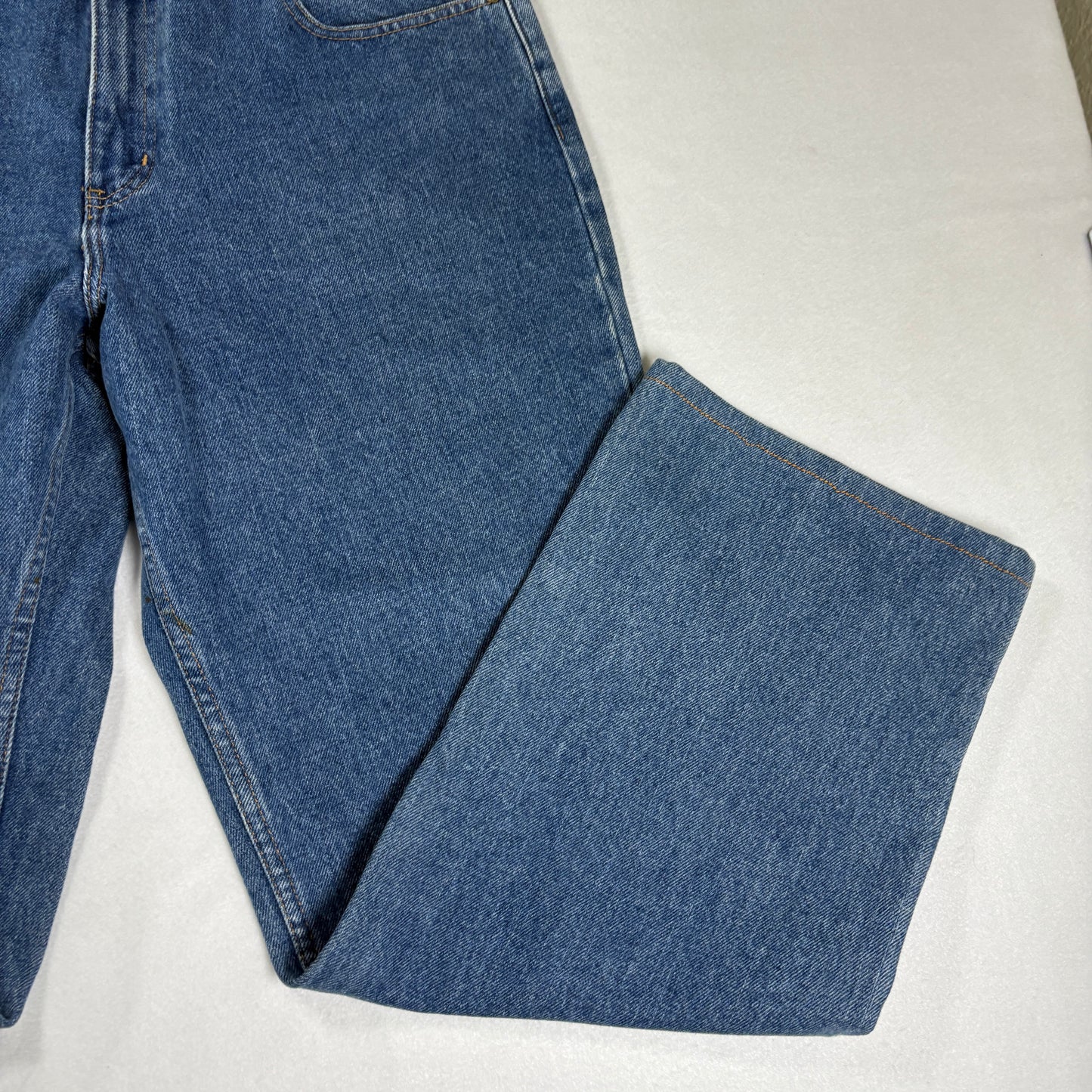 Eddie Bauer Womens Jeans 14 Blue High Rise Baggy Straight 90s Y2K Vintage