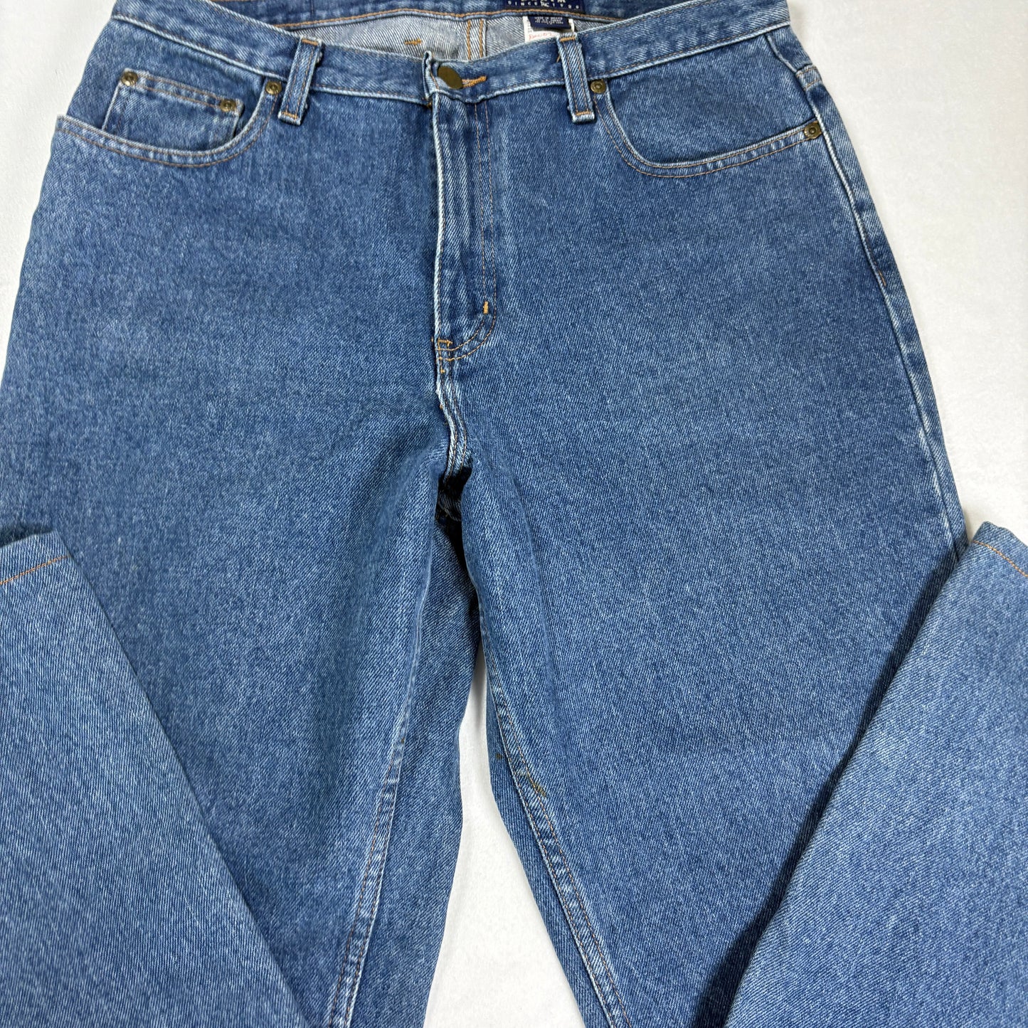 Eddie Bauer Womens Jeans 14 Blue High Rise Baggy Straight 90s Y2K Vintage