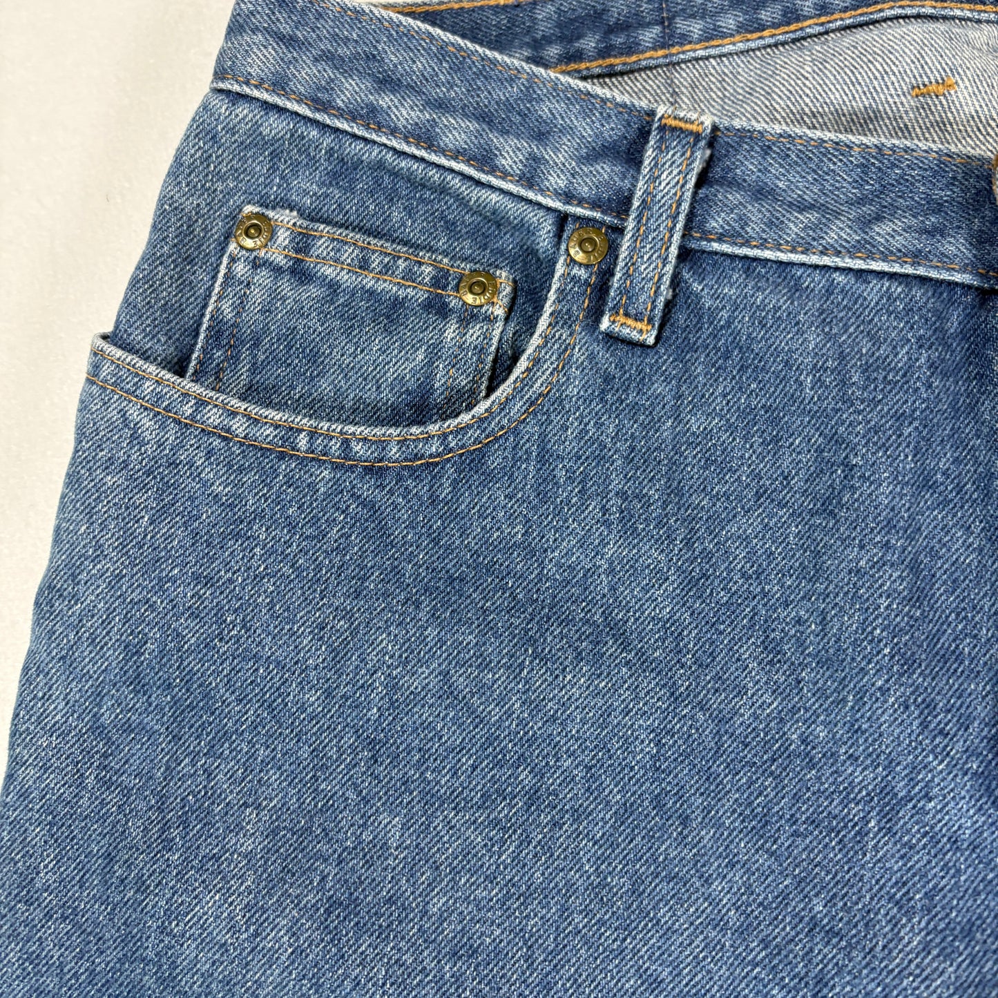 Eddie Bauer Womens Jeans 14 Blue High Rise Baggy Straight 90s Y2K Vintage