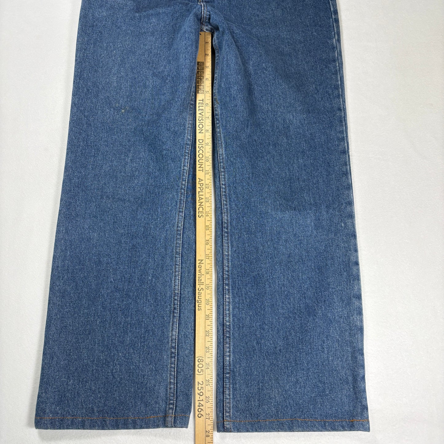 Eddie Bauer Womens Jeans 14 Blue High Rise Baggy Straight 90s Y2K Vintage
