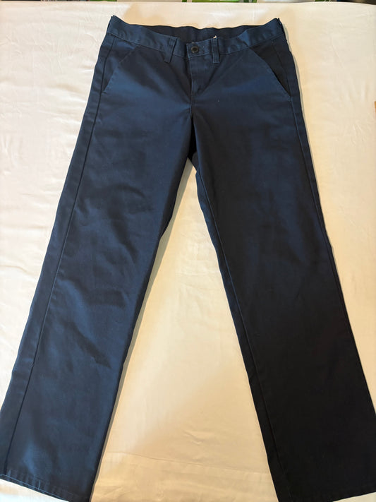 Genuine Dickies Men's Navy Blue Pants Size 30x30 Workwear Blend Durable Classic Fit