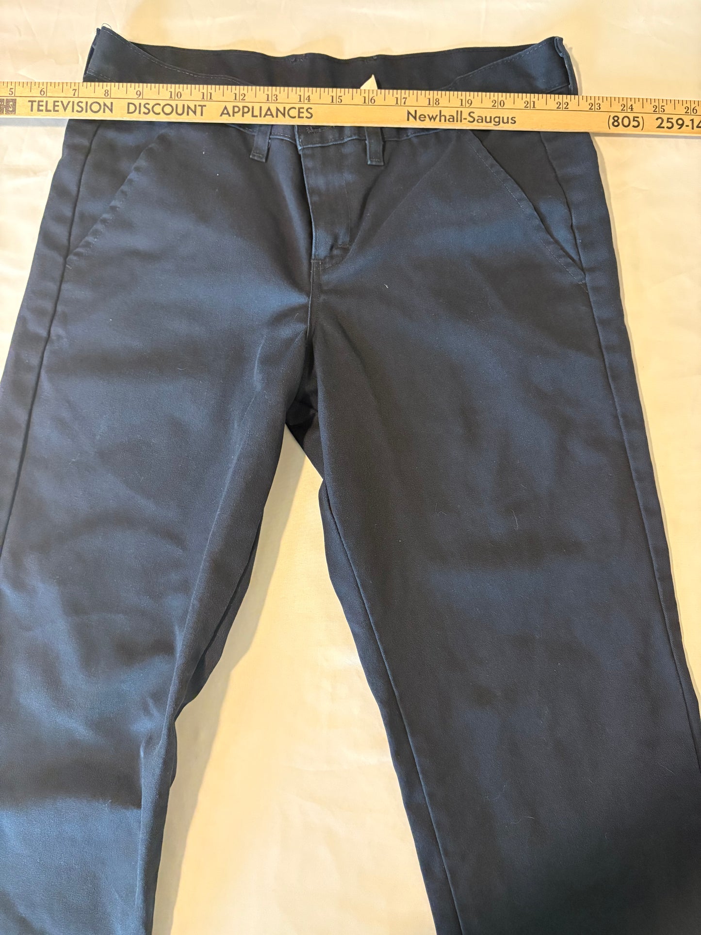 Genuine Dickies Men's Navy Blue Pants Size 30x30 Workwear Blend Durable Classic Fit