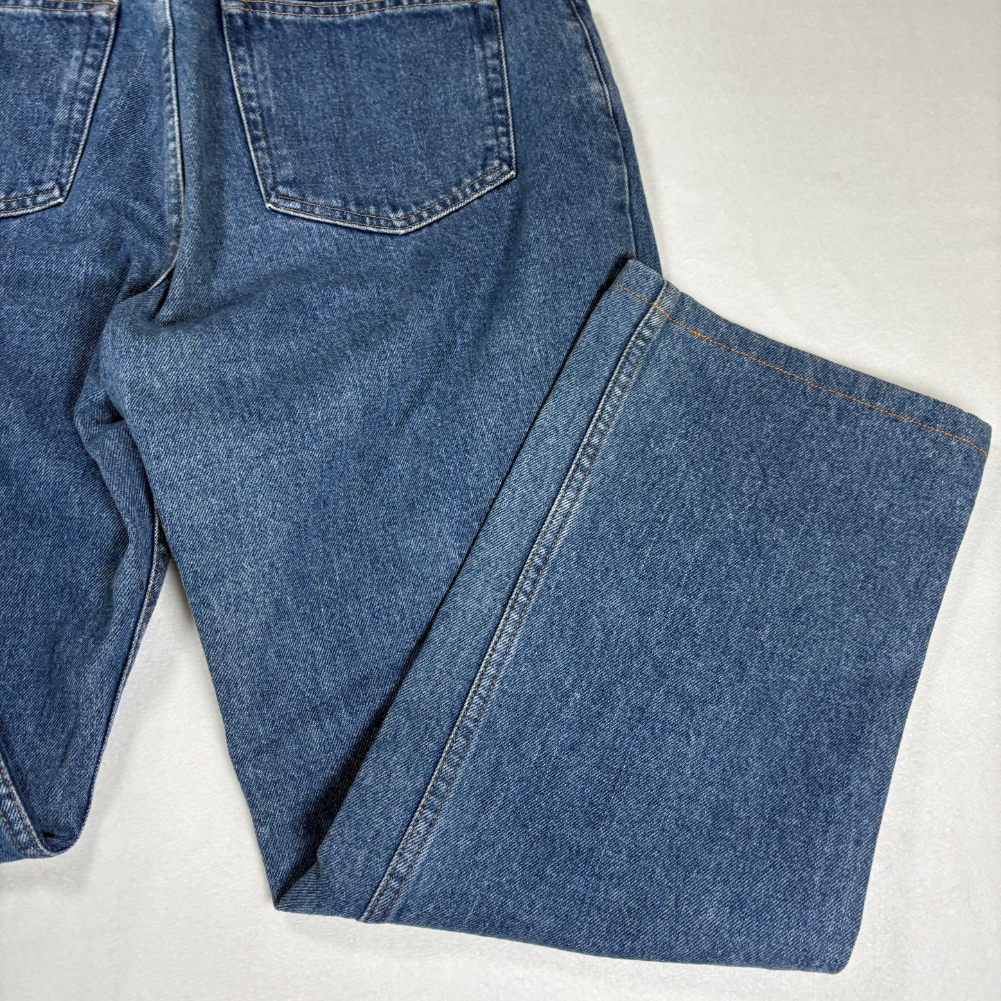 Eddie Bauer Womens Jeans 14 Blue High Rise Baggy Straight 90s Y2K Vintage