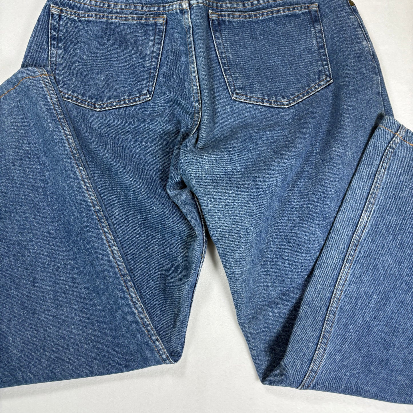Eddie Bauer Womens Jeans 14 Blue High Rise Baggy Straight 90s Y2K Vintage