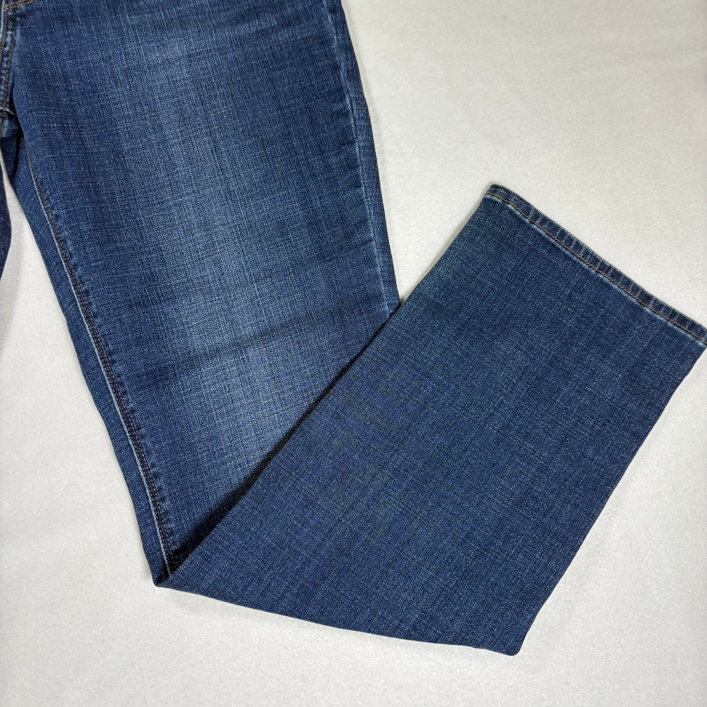 Levis Womens 525 Jeans 12 Blue Denim Perfect Waist Straight High Rise Y2K
