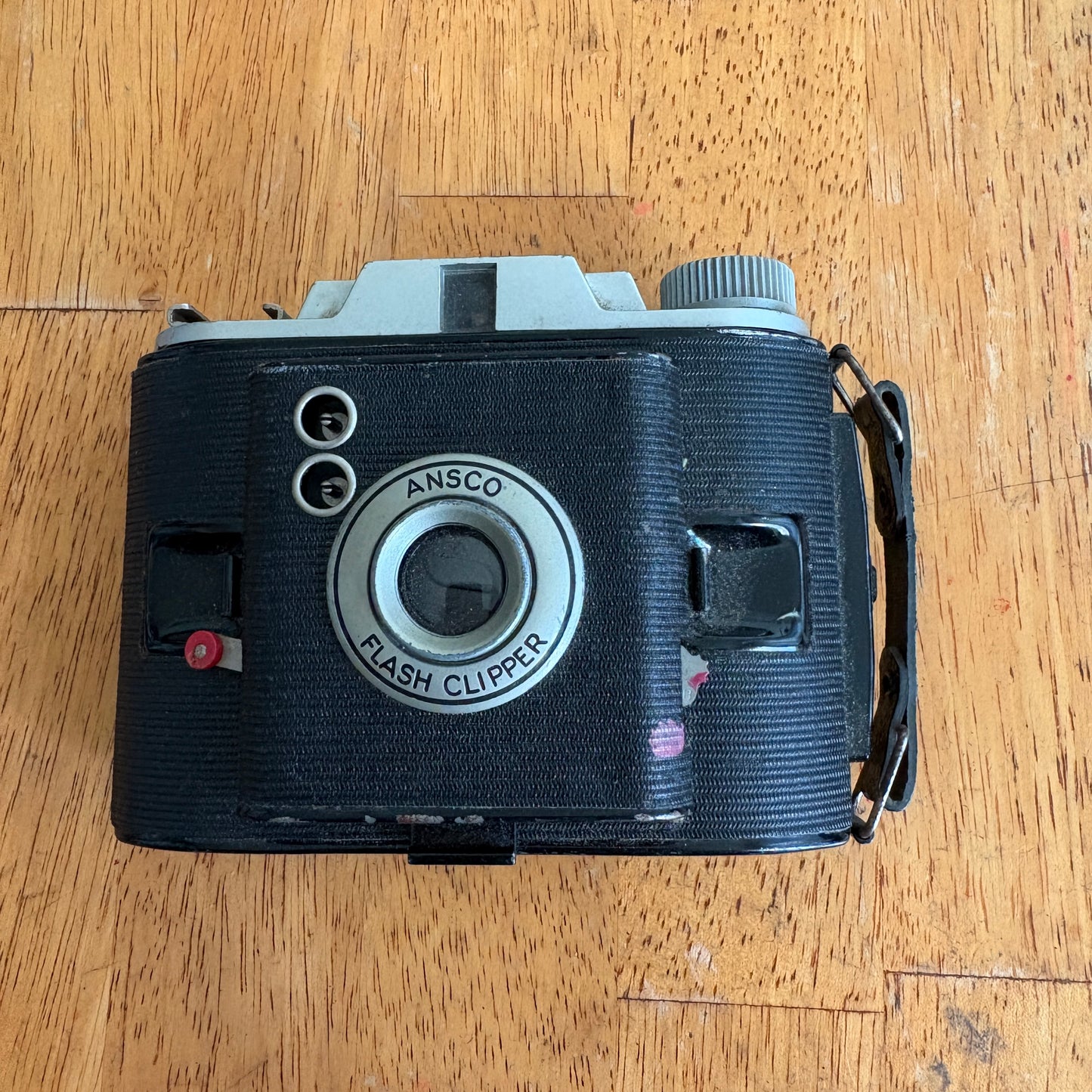 Vintage Ansco Flash Clipper Camera USA 1940s Retro Film Camera Collectible