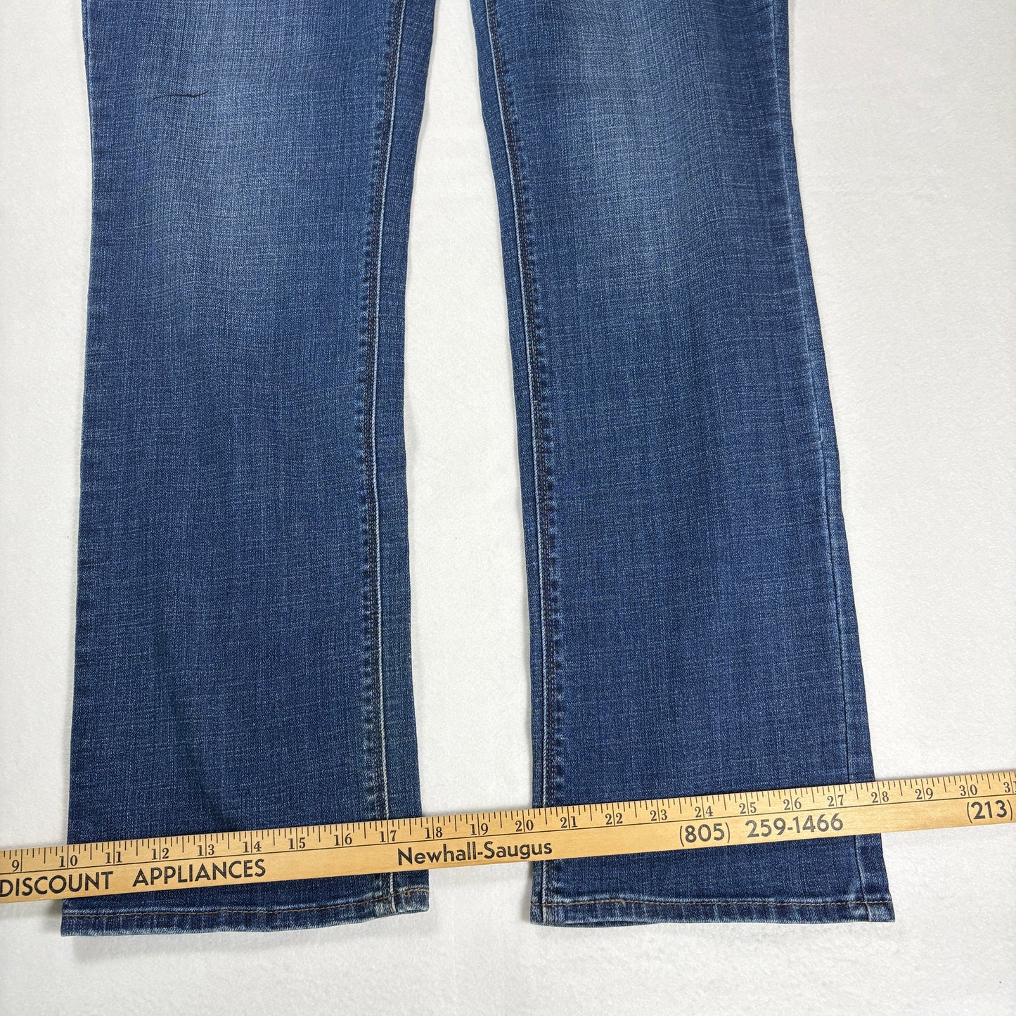 Levis Womens 525 Jeans 12 Blue Denim Perfect Waist Straight High Rise Y2K