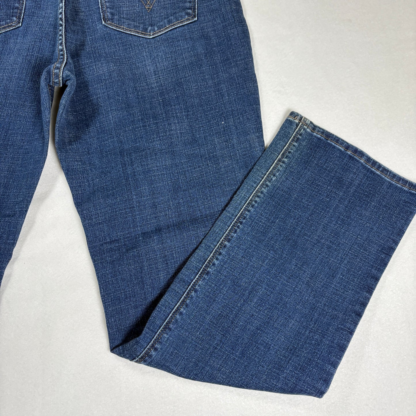 Levis Womens 525 Jeans 12 Blue Denim Perfect Waist Straight High Rise Y2K