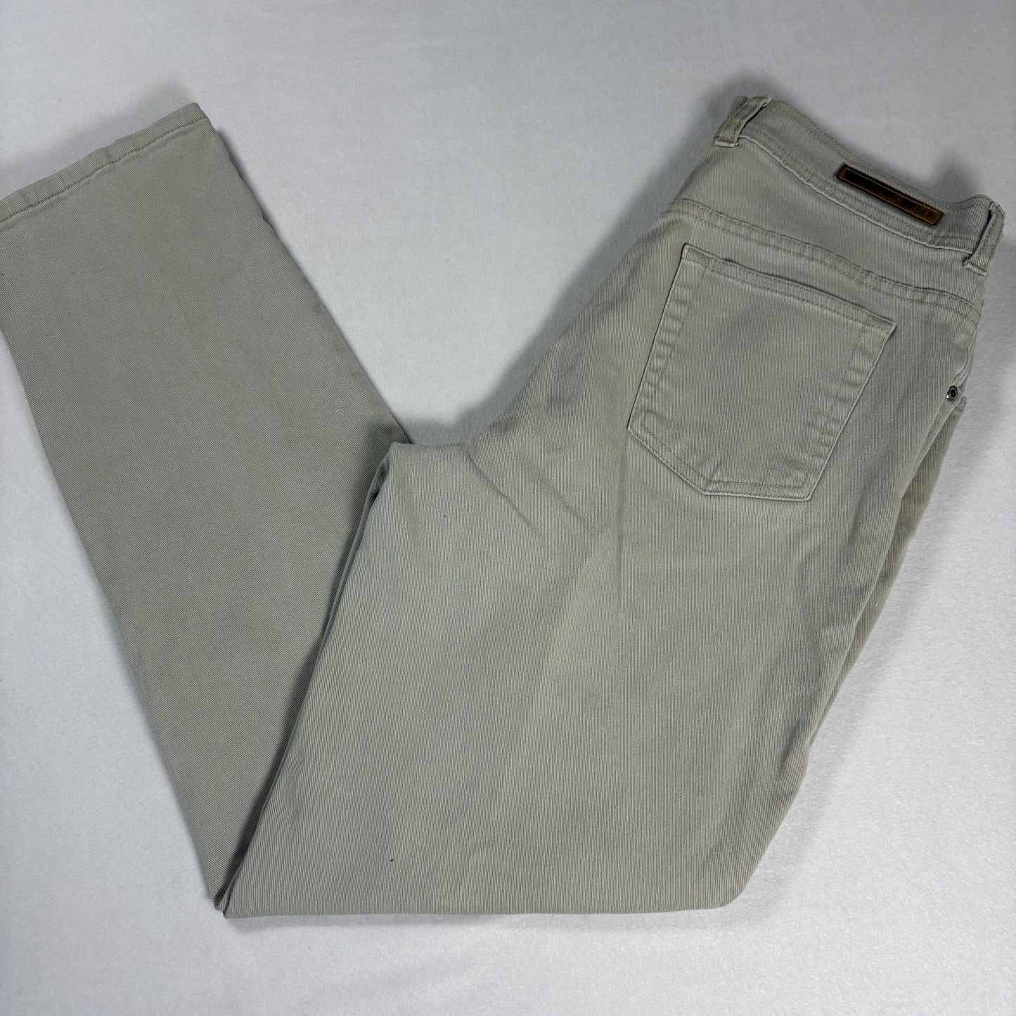 Gloria Vanderbilt Womens Jeans 10 Beige Straight Leg Stretch Denim Y2K Vintage