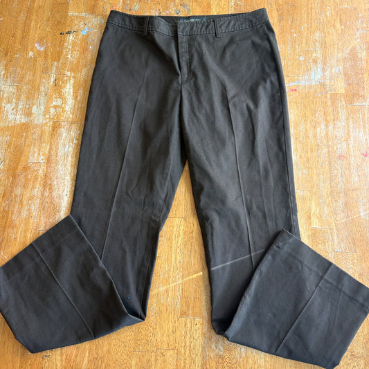 Dress Pants Straight Leg Stretch Banana Republic Tag 10 Fits Like 32X31 Brown