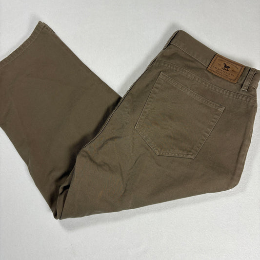 Ralph Lauren Womens Jeans 12 Brown Straight Leg 100% Cotton Vintage Y2K