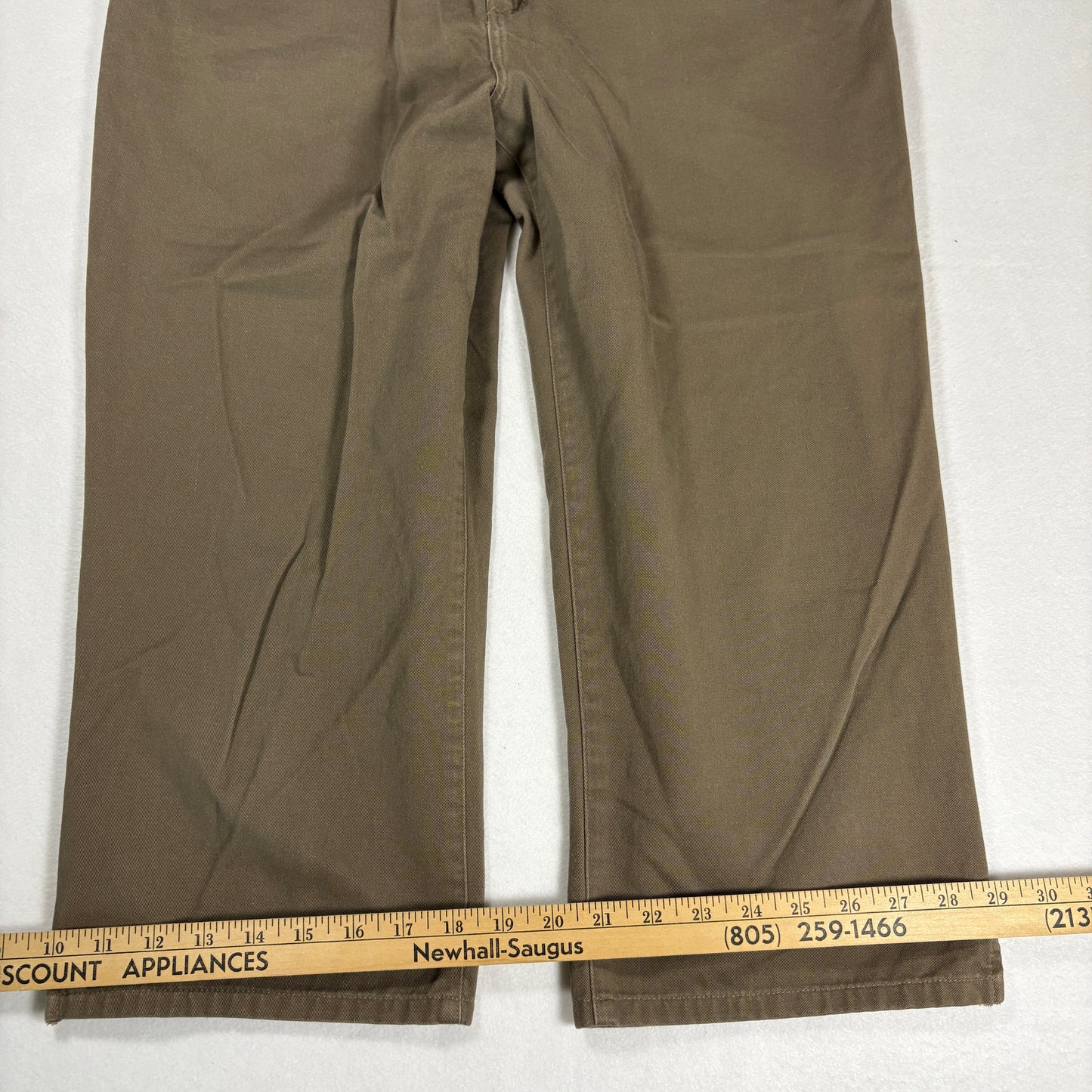 Ralph Lauren Womens Jeans 12 Brown Straight Leg 100% Cotton Vintage Y2K