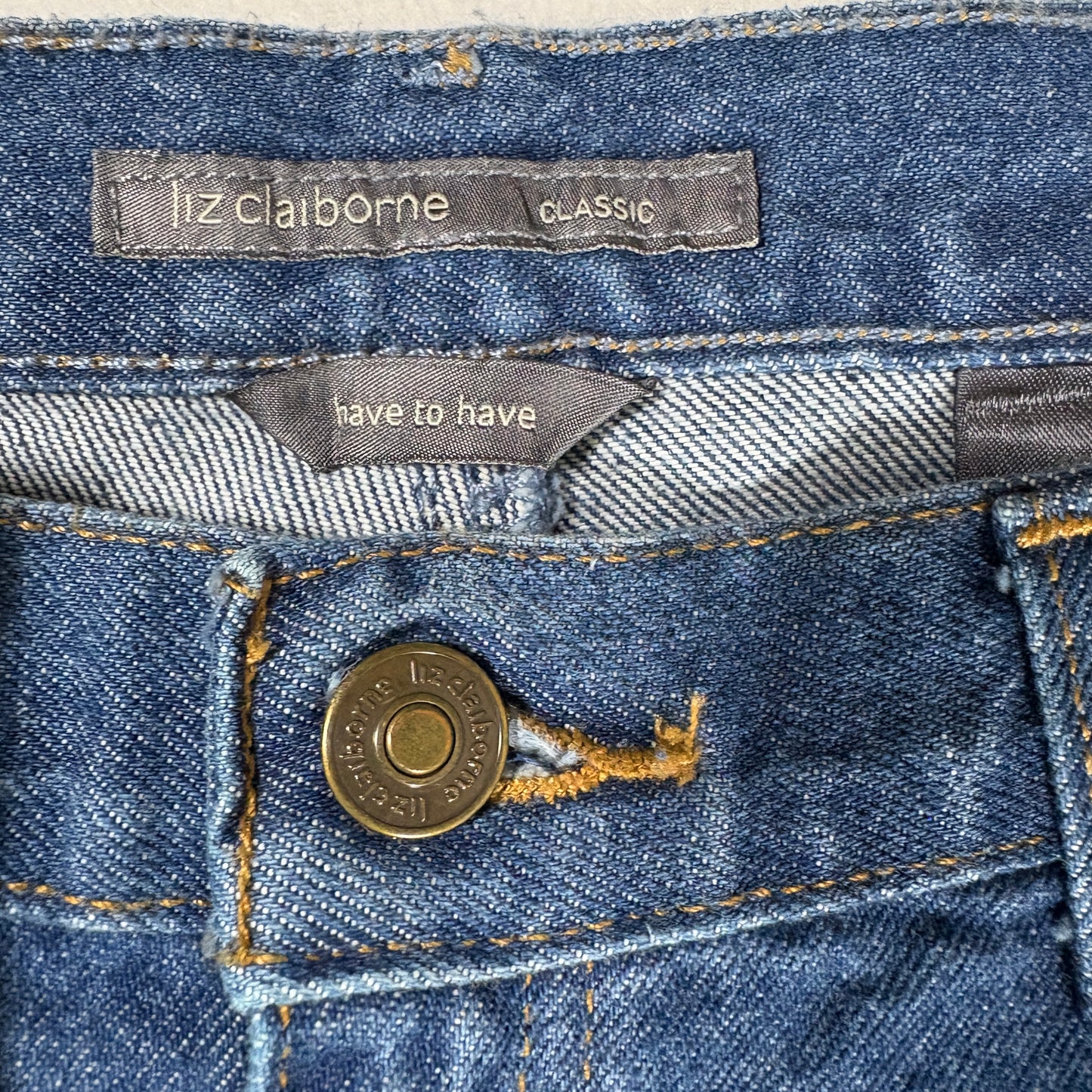 Womens Jeans 12S Blue Baggy High Rise Straight Denim 100% Cotton Vintage Y2K