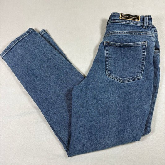 Gloria Vanderbilt Womens Jeans 8 Short Medium Wash High Rise Denim Vintage Y2K