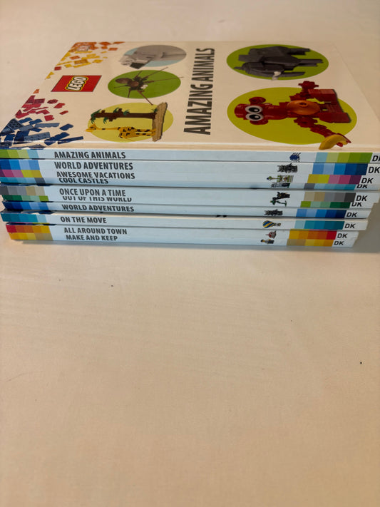 Lot of 11 LEGO DK Hardcover Books NEW Build Ideas Projects DUPLICATES