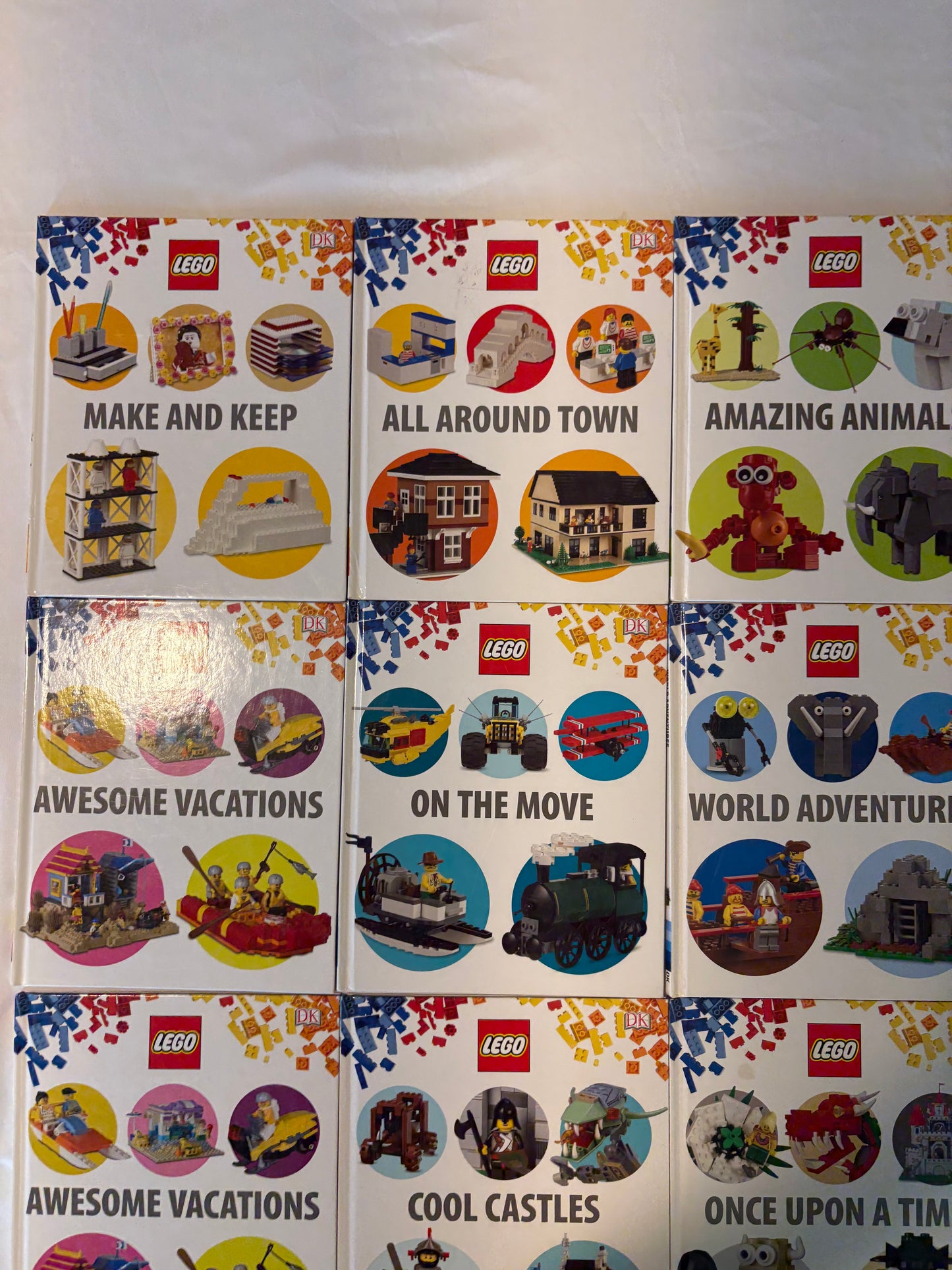 Lot of 11 LEGO DK Hardcover Books NEW Build Ideas Projects DUPLICATES