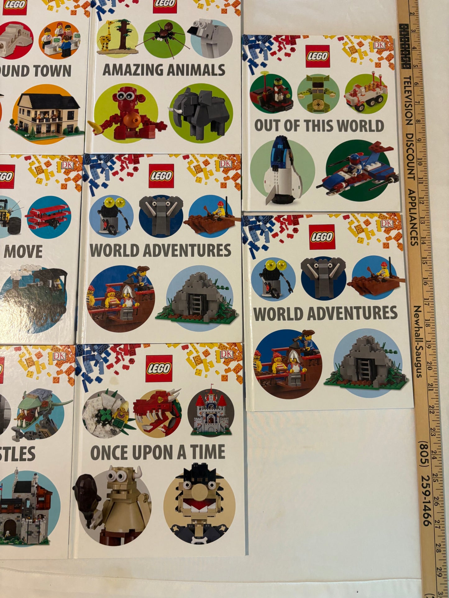 Lot of 11 LEGO DK Hardcover Books NEW Build Ideas Projects DUPLICATES