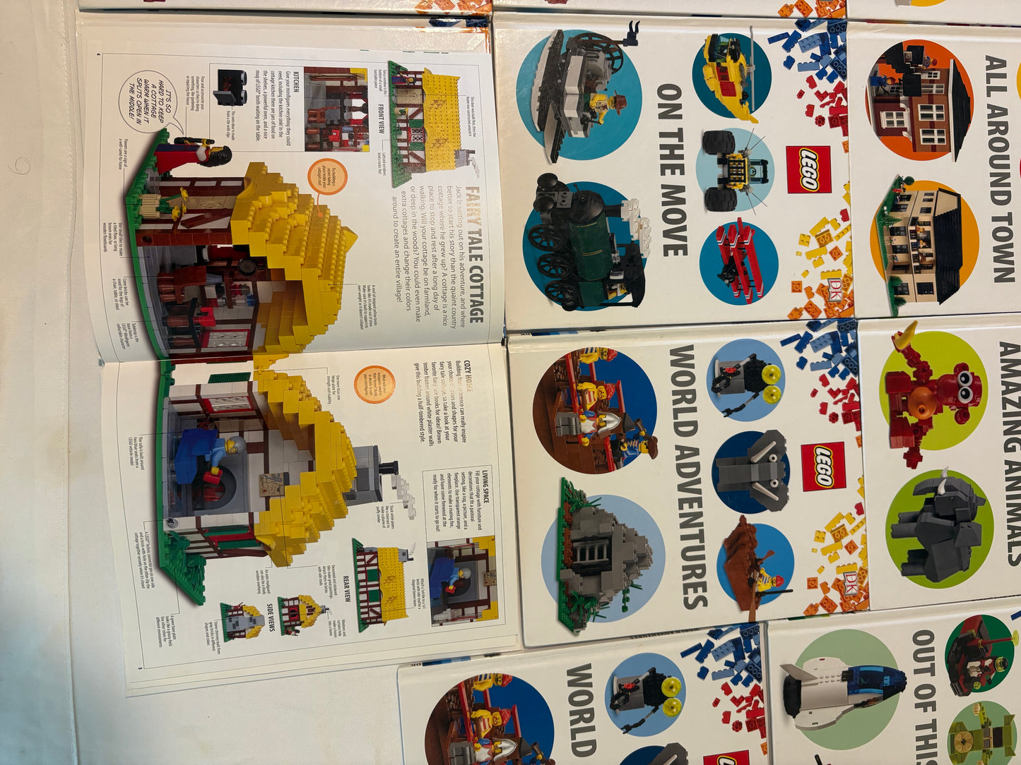 Lot of 11 LEGO DK Hardcover Books NEW Build Ideas Projects DUPLICATES