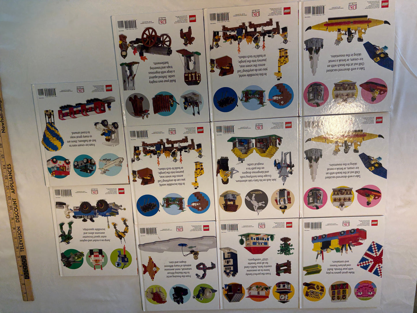 Lot of 11 LEGO DK Hardcover Books NEW Build Ideas Projects DUPLICATES