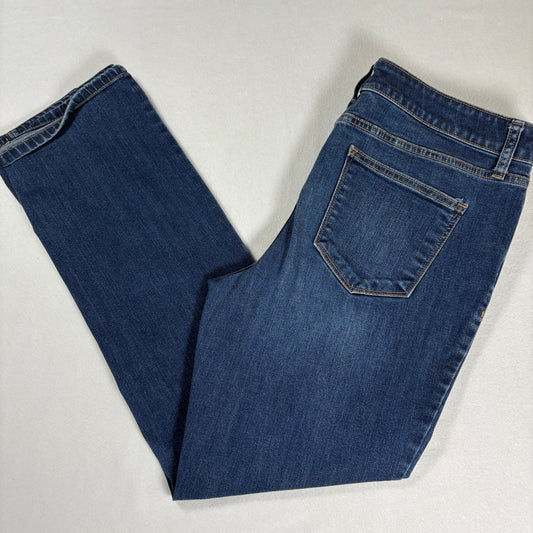 St Johns Bay Womens Jeans 12 Blue Bootcut Stretch Denim Y2K Vintage