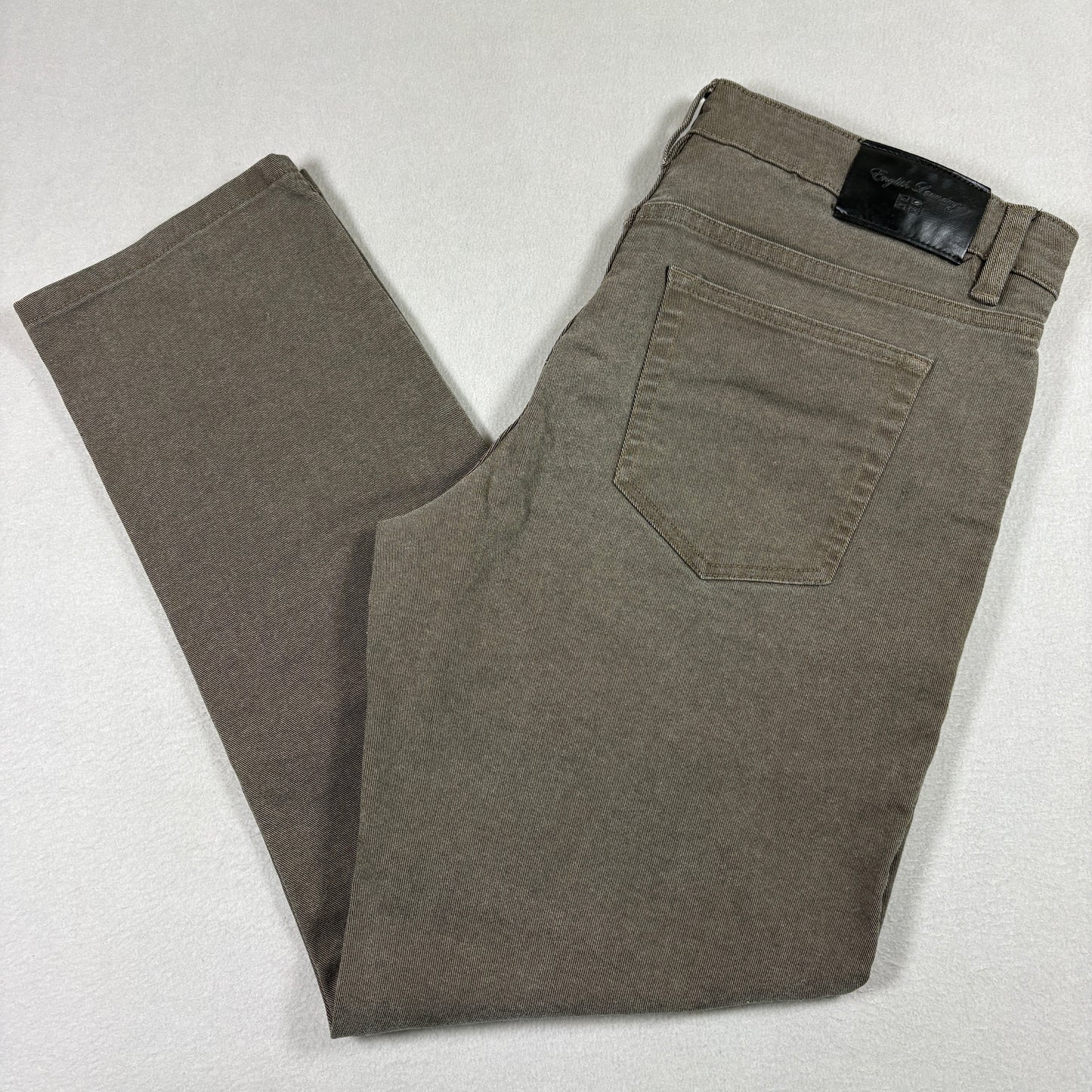 English Laundry Mens Jeans 34x30 Brown Stretch Slim Fit Denim Y2K Grunge Vintage