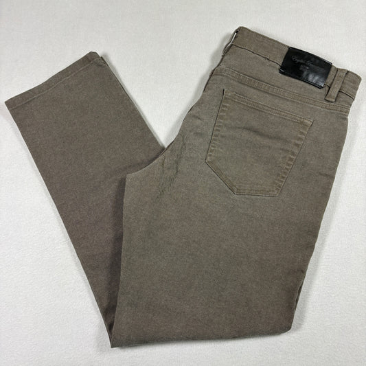 English Laundry Mens Jeans 34x30 Brown Stretch Slim Fit Denim Y2K Grunge Vintage