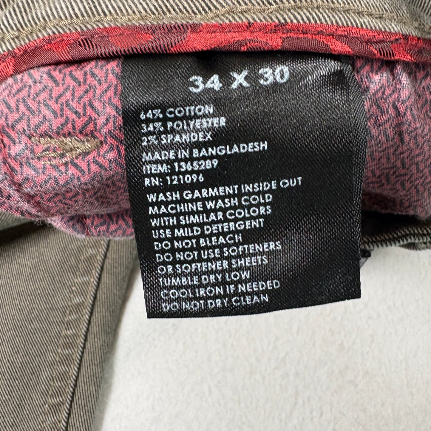 English Laundry Mens Jeans 34x30 Brown Stretch Slim Fit Denim Y2K Grunge Vintage