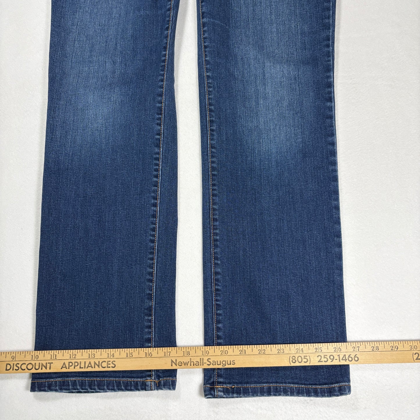 St Johns Bay Womens Jeans 12 Blue Bootcut Stretch Denim Y2K Vintage