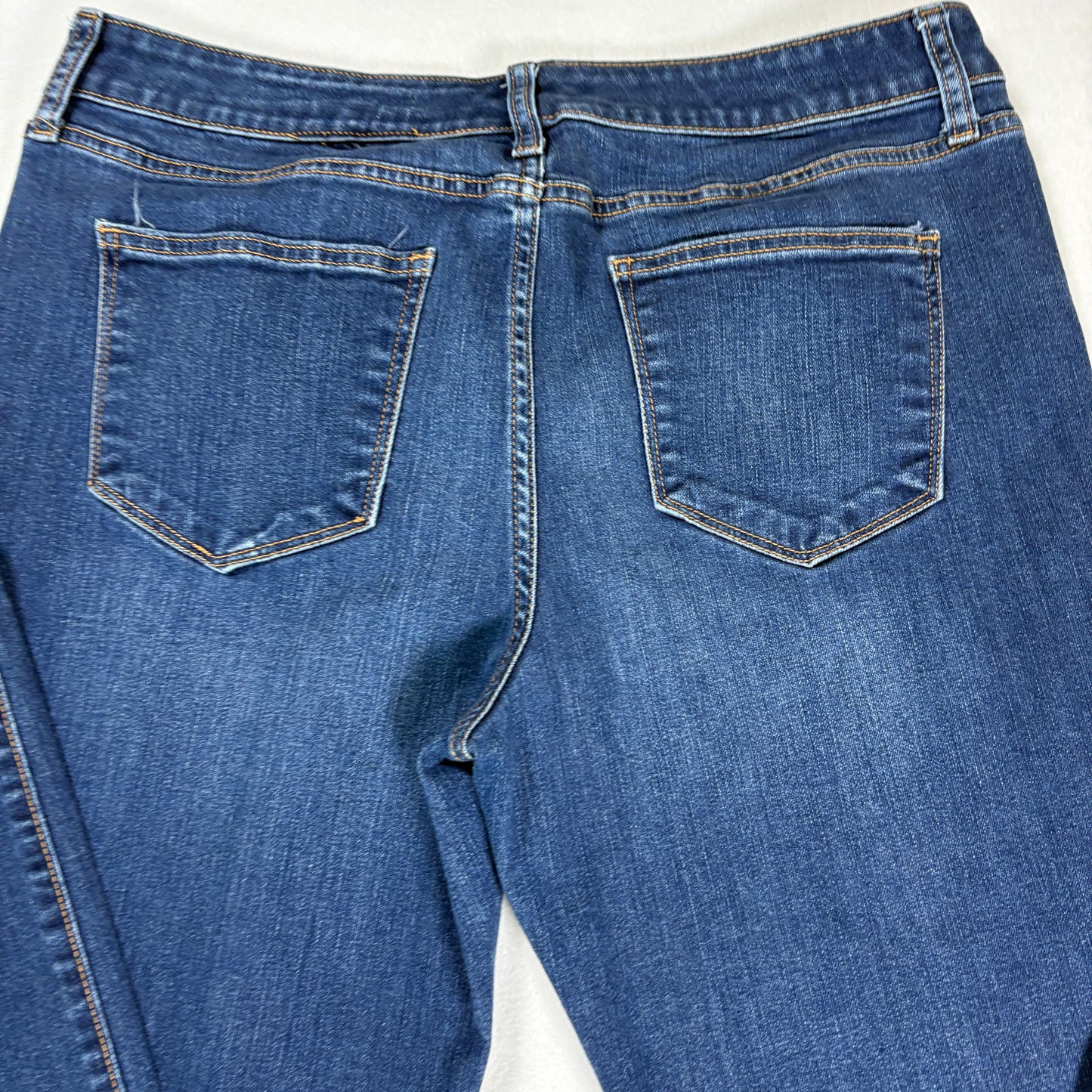 St Johns Bay Womens Jeans 12 Blue Bootcut Stretch Denim Y2K Vintage