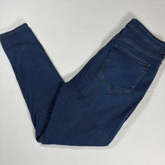 Old Navy Womens Jeans 14-18 High Rise Rockstar Super Skinny Blue Stretch Denim