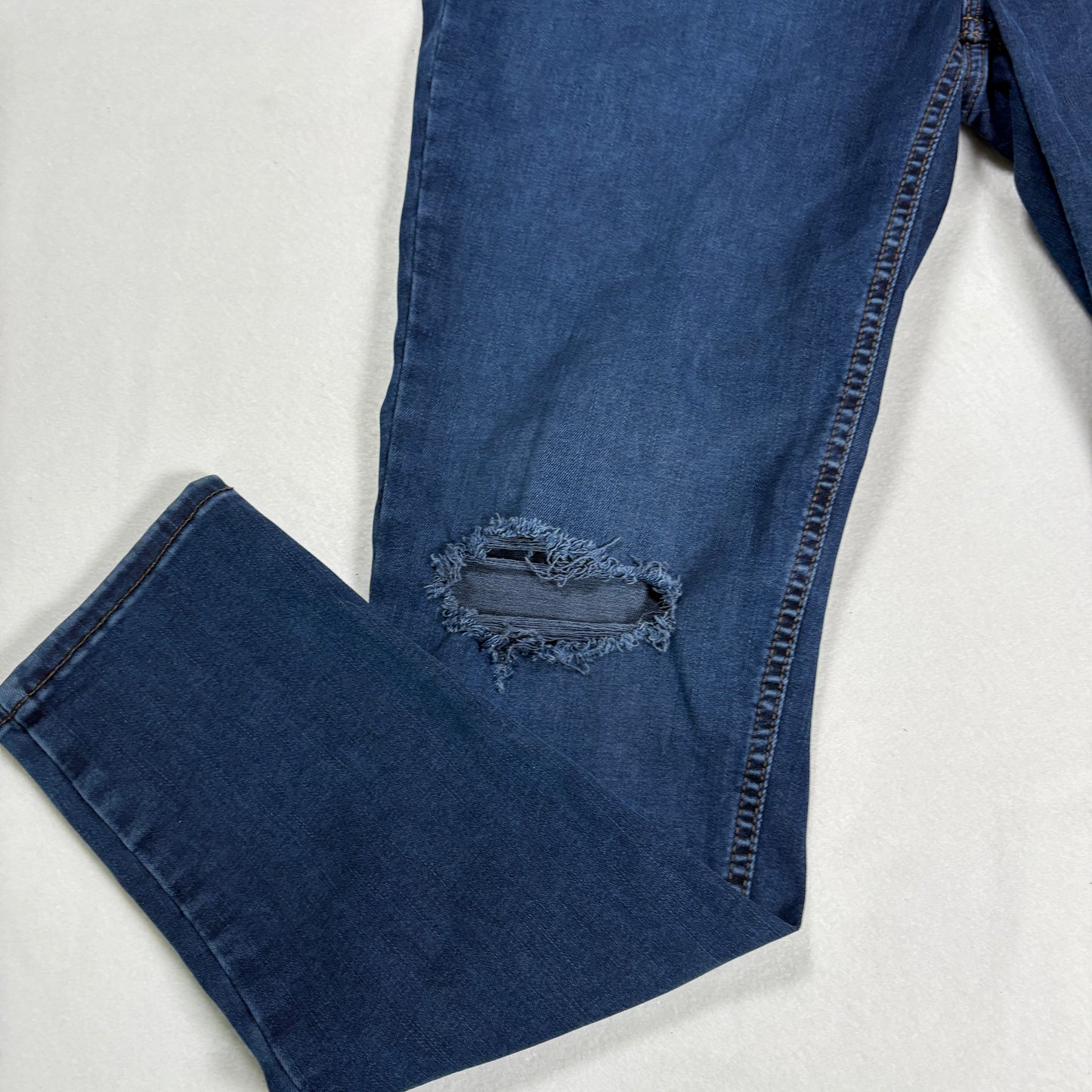 Old Navy Womens Jeans 14-18 High Rise Rockstar Super Skinny Blue Stretch Denim