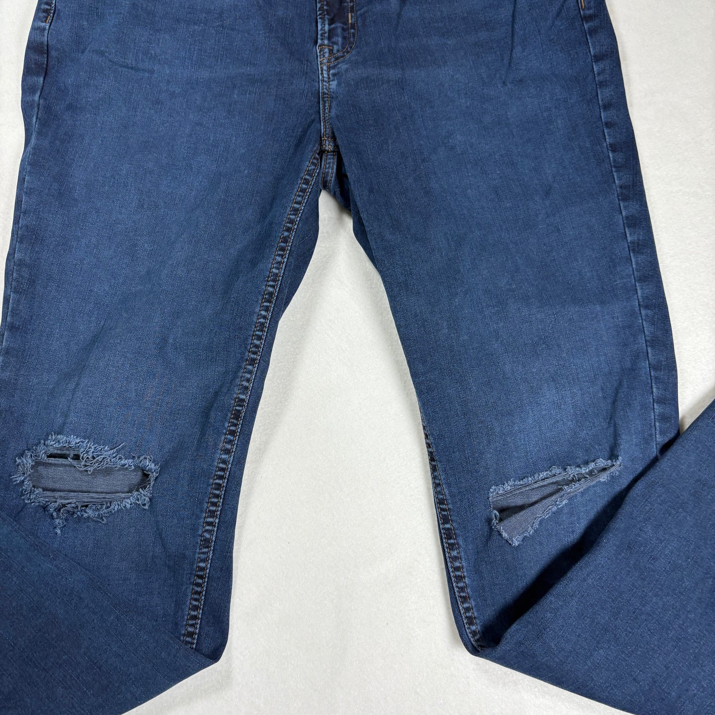 Old Navy Womens Jeans 14-18 High Rise Rockstar Super Skinny Blue Stretch Denim