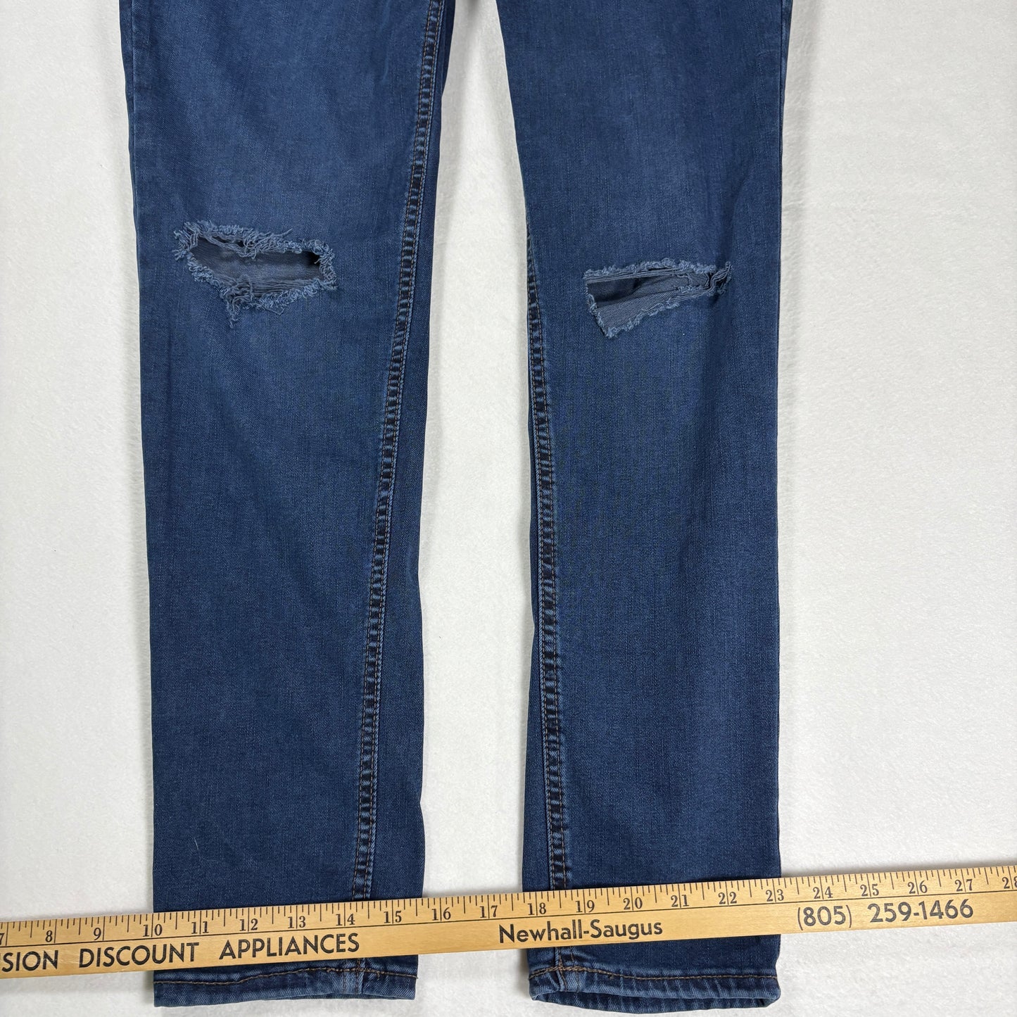 Old Navy Womens Jeans 14-18 High Rise Rockstar Super Skinny Blue Stretch Denim