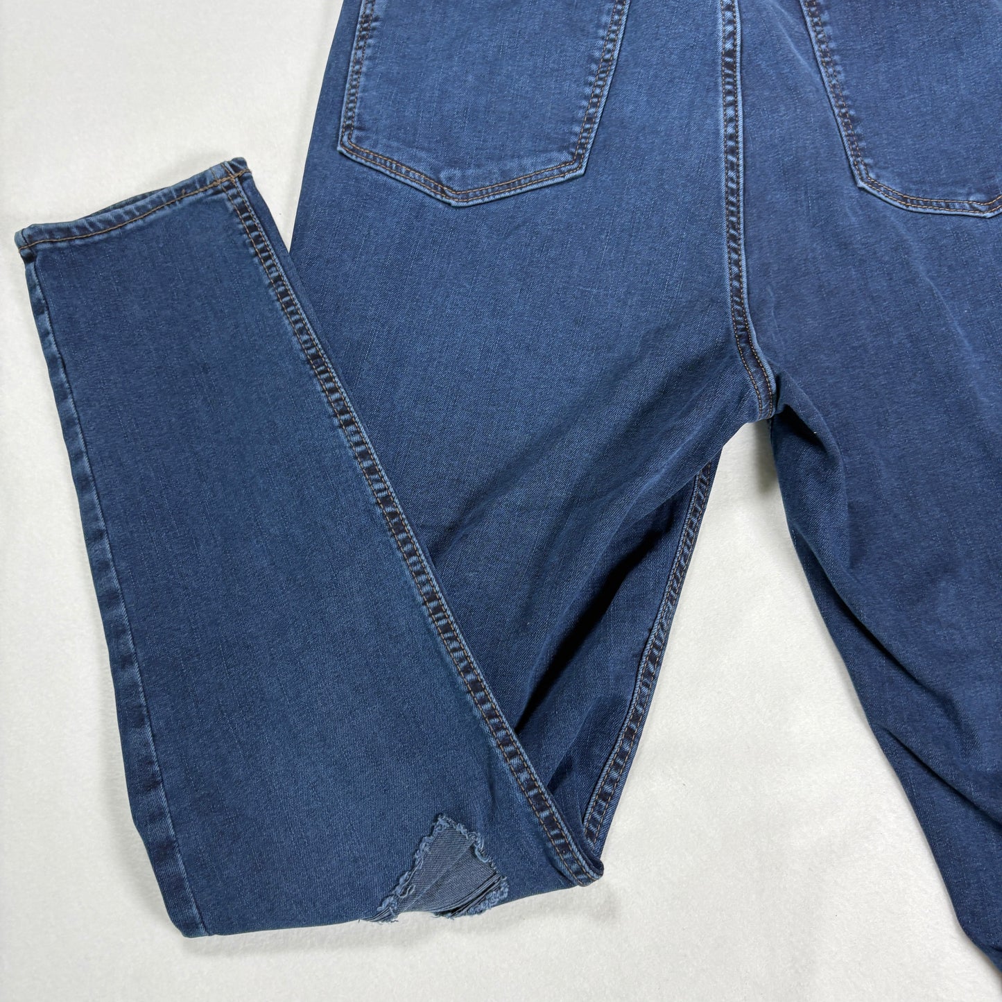 Old Navy Womens Jeans 14-18 High Rise Rockstar Super Skinny Blue Stretch Denim