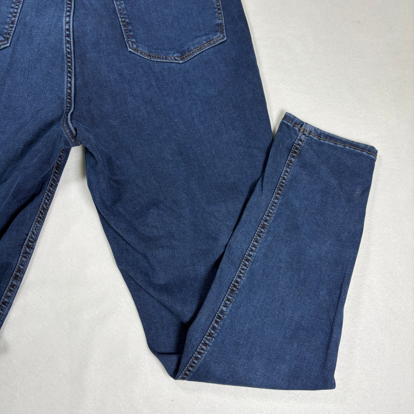 Old Navy Womens Jeans 14-18 High Rise Rockstar Super Skinny Blue Stretch Denim