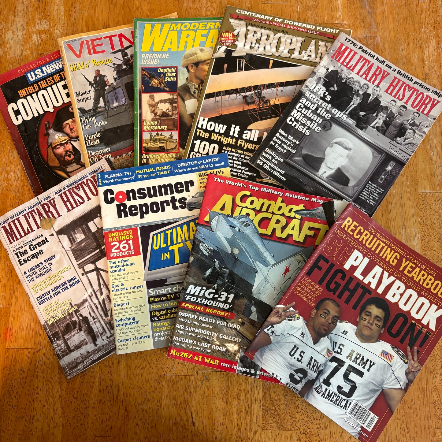 Military History Magazine Lot Aviation Warfare Vietnam Combat Aircraft Mixed Set