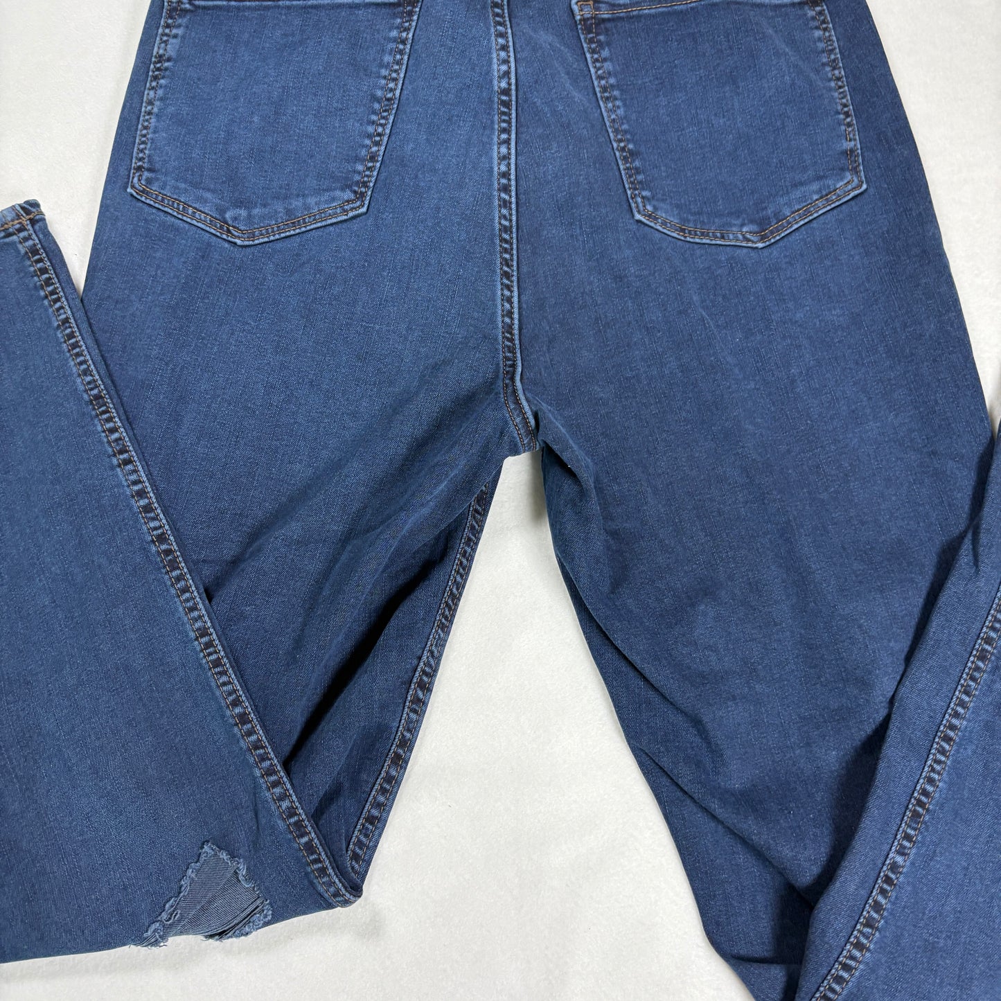 Old Navy Womens Jeans 14-18 High Rise Rockstar Super Skinny Blue Stretch Denim