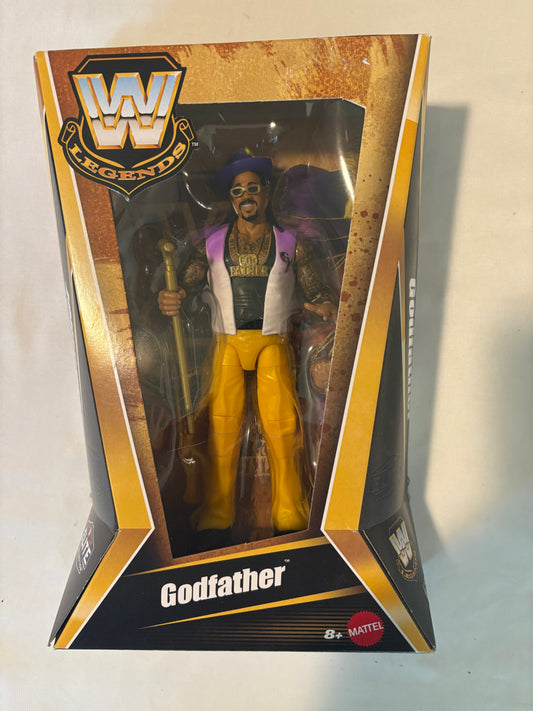 WWE Legends Godfather Action Figure Mattel Elite Series – Sealed Box